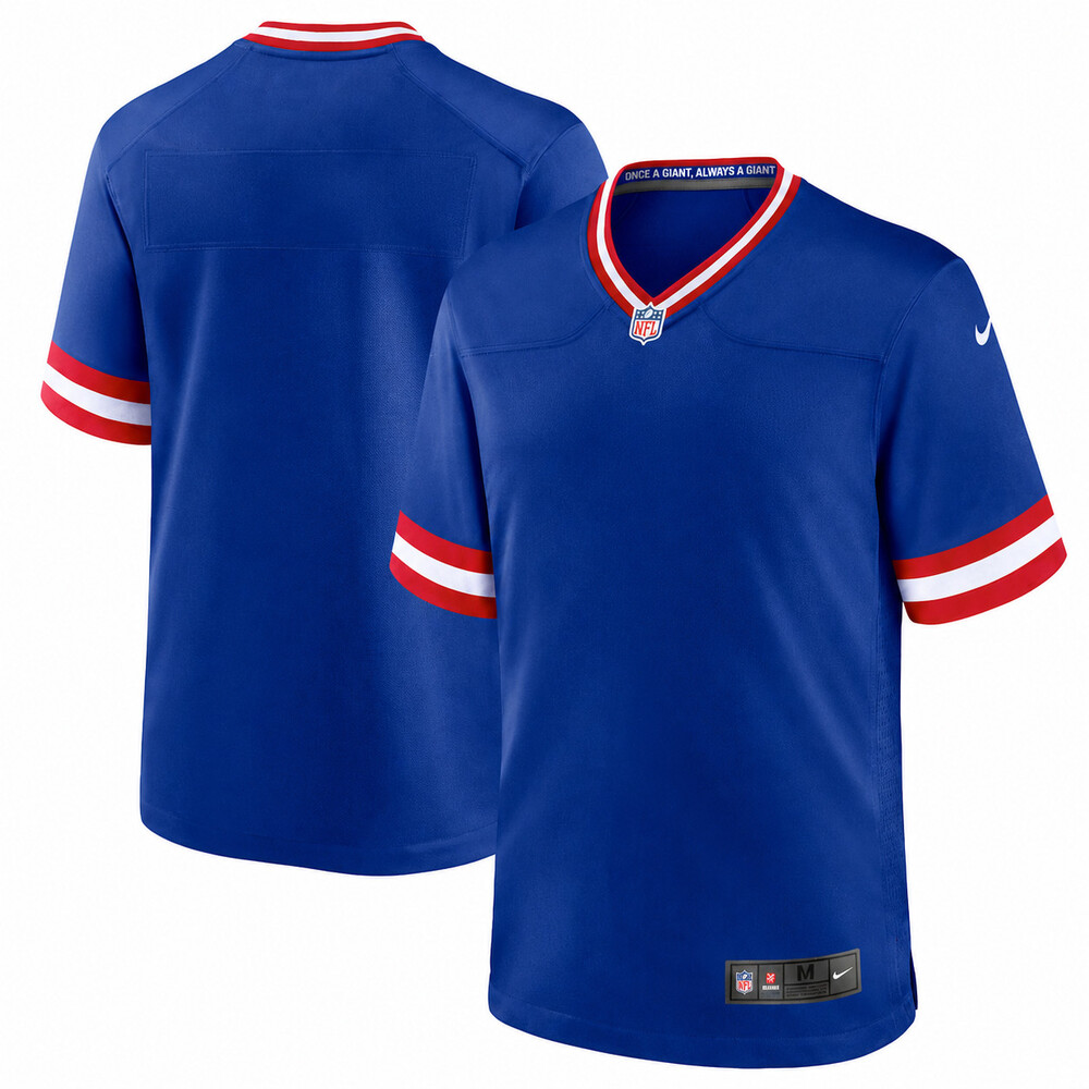 New York Giants Nike Customizable Game Jersey – Blue